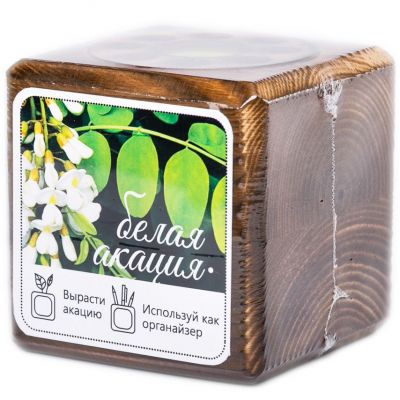 Набор для выращивания с органайзером «Экокуб Burn», акация-5