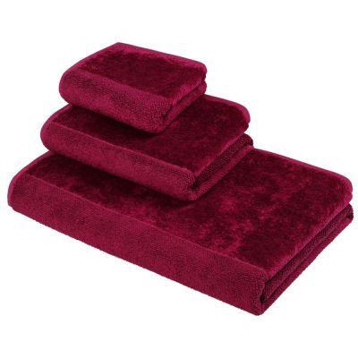 Полотенце Bamboo Luxe, малое, малиновое-5