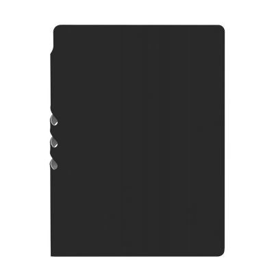 Ежедневник Flexpen Soft Touch, недатированный, черный с серым-0