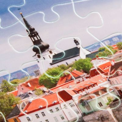 Пазл Tricky для сублимационной печати, белый-1