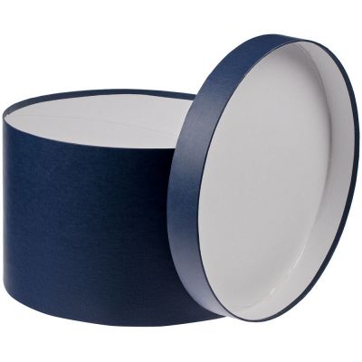 Коробка круглая Hatte, синяя-1