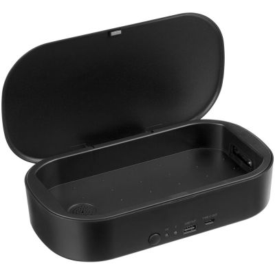 Стерилизатор c беспроводной зарядкой Handy Guard, черный-0