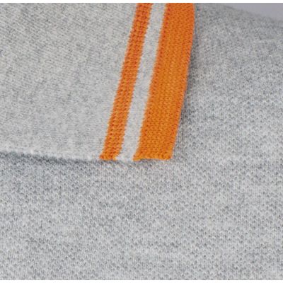 Рубашка поло женская Pasadena Women 200 с контрастной отделкой, зеленый лайм с белым-3