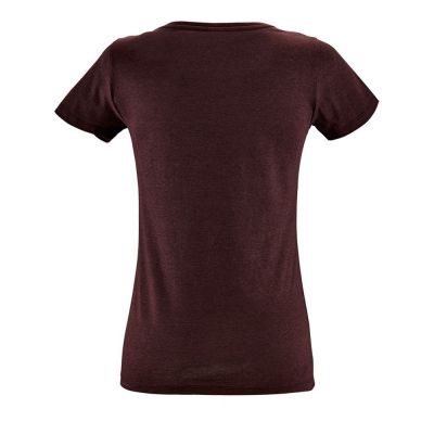 Футболка женская Regent Fit Women, бордовый меланж-1