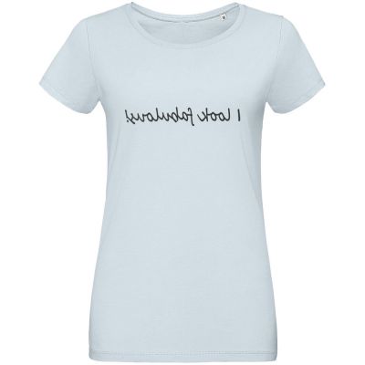 Футболка женская I Look Fabulous, голубая-0