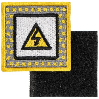 Шеврон на липучке «Напряжение»-0