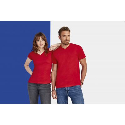 Футболка женская c V-образным вырезом Moon 150, белая-4