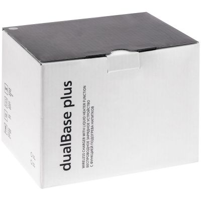 Кружка с подогревом и беспроводной зарядкой dualBase plus, белая-10