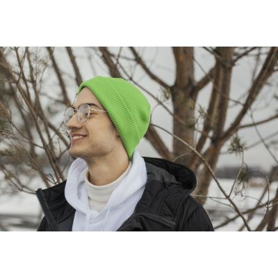 Шапка Life Explorer, зеленая (салатовая)-4