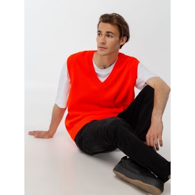 Жилет оверсайз унисекс Tad в сумке, красный-11