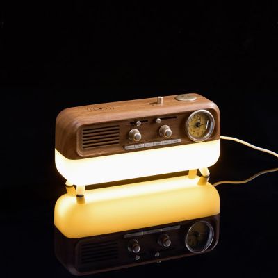 Bluetooth-колонка с беспроводной зарядкой, часами и подсветкой Multiverse, ver.2-7