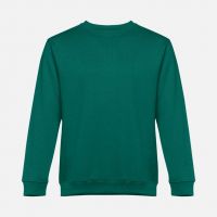 Свитшот унисекс Delta, темно-зеленый