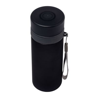 Бутылка для воды Simple, черная-1