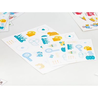 Наклейки ПВХ Sticker Pack на заказ, S-3