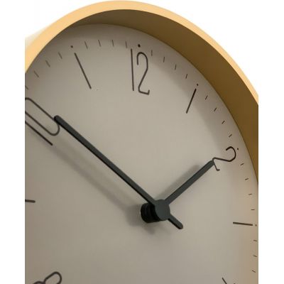Часы настенные Jewel, серый и матовое золото-2