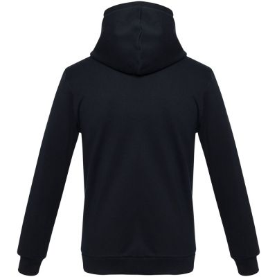 Толстовка на молнии с капюшоном Unit Siverga Heavy, темно-синяя-1