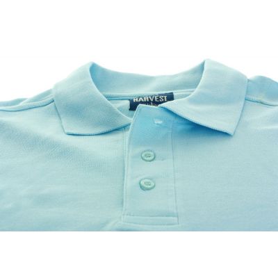 Рубашка поло мужская MORTON, голубая-4