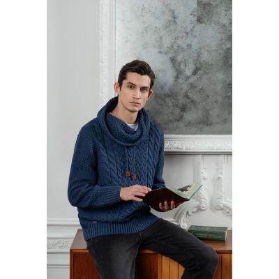 Свитер мужской Warmheart, серый меланж-8