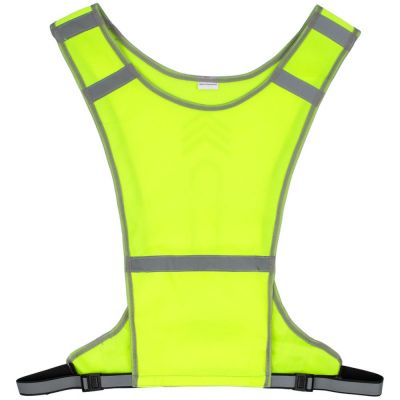 Светоотражающий жилет для бега с маячком Flash, желтый неон-1