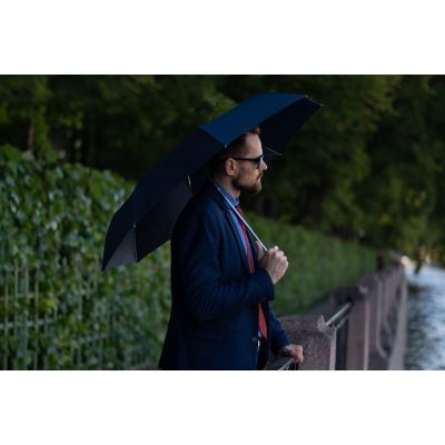 Зонт складной Unit Comfort, темно-синий-4