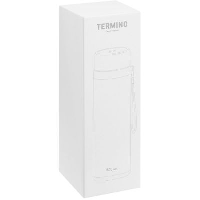 Смарт-термос с ситечком Termino, белый-9