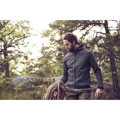 Куртка флисовая мужская RICHMOND, серый меланж-9