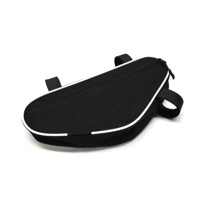 Велосумка на раму BikeLine, черная с белым-0