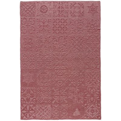 Плед Ornamental, бордовый-2