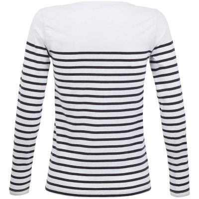 Футболка женская с длинным рукавом Matelot LSL Women, белая с синим-1
