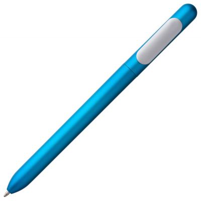 Ручка шариковая Swiper Silver, голубой металлик-1