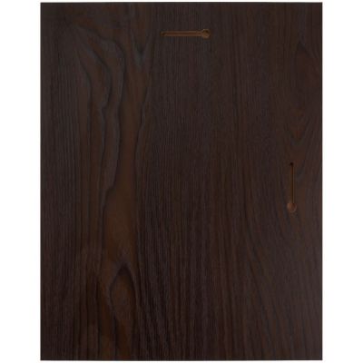 Плакетка Plaque XL, венге с золотистой пластиной-2