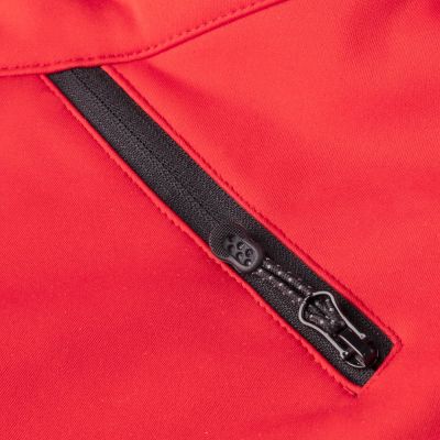 Куртка софтшелл женская Skeleton Lady, красная-5