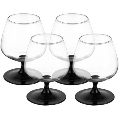 Набор из 4 бокалов для коньяка «Домино»-0