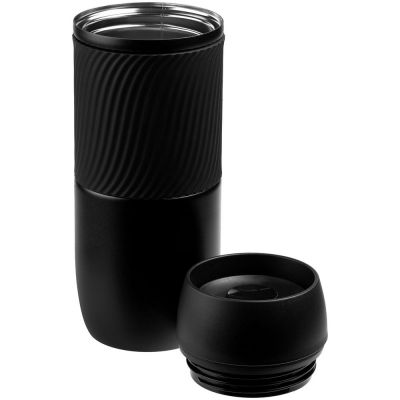 Термостакан Hub, черный-2
