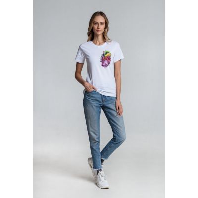 Футболка женская «Внутренняя красота», белая-5