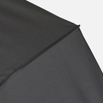 Зонт обратного сложения twoGether с двойным куполом, черный-7