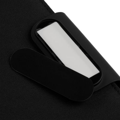 Папка с блокнотом Midstream, черная-4