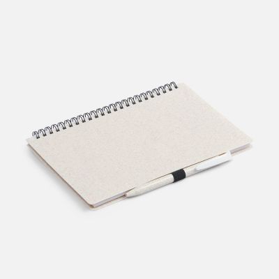 Блокнот на спирали Intrigo, белый-1