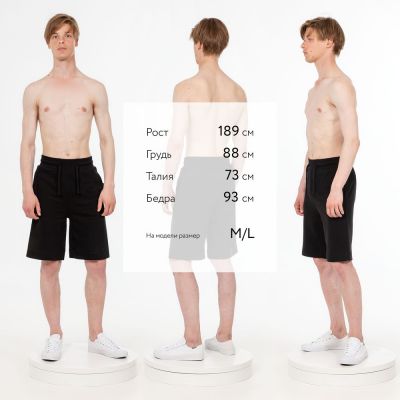 Шорты J3, черные-5