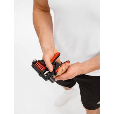 Эспандер кистевой пружинный Motive Power, черный с красным-5