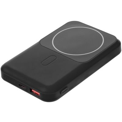 Магнитный беспроводной аккумулятор Top Force, 10 000 мАч, черный-0