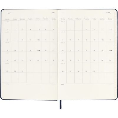 Еженедельник Moleskine Classic Large, датированный, синий-2