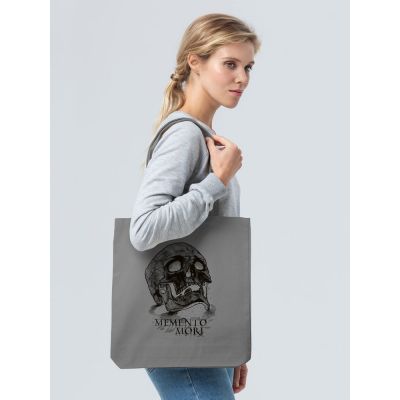 Холщовая сумка Memento Mori, серая-2