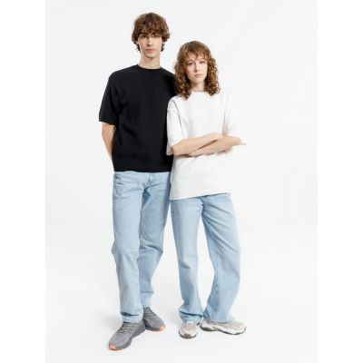 Джемпер с коротким рукавом Siluetti Volumica, молочно-белый-6