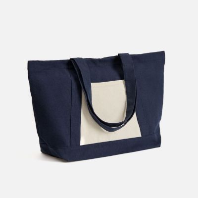 Шопер Shophop, синий с неокрашенным-0