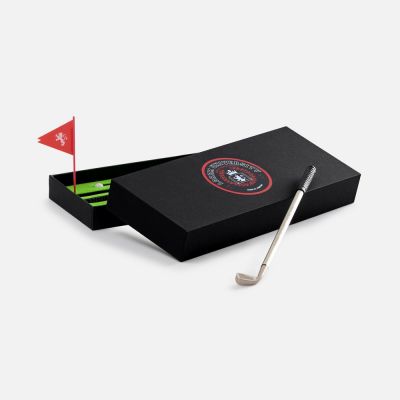 Настольный мини-гольф Golfink, черный с зеленым яблоком-9