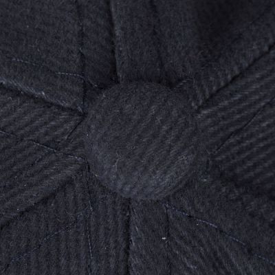 Бейсболка Unit Trendy, темно-синяя (кобальт) с бежевым-2