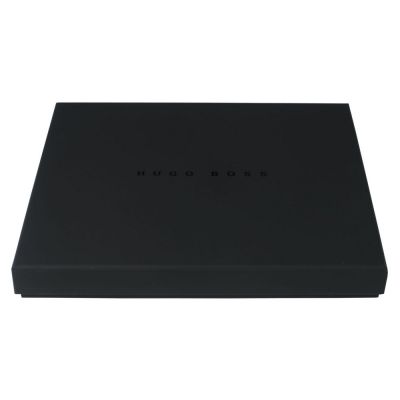 Папка Elegance с блокнотом А5, серебристая-5