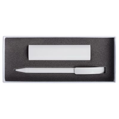 Набор Couple: аккумулятор и ручка, белый-1