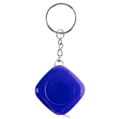 Брелок с рулеткой Metric, синий-2